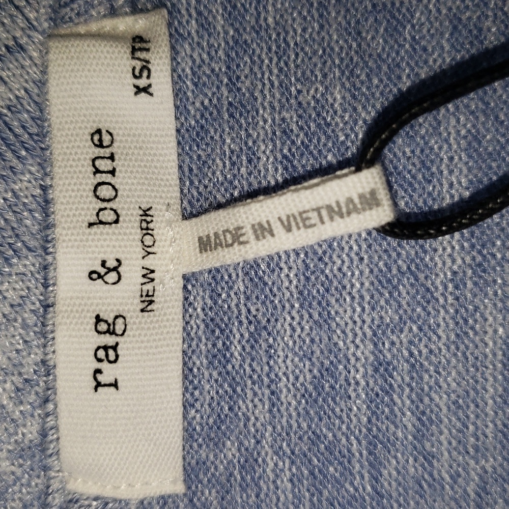 Rag & Bone Dusky Lavender The Knit Long Sleeve XS NWT - Picture 6 of 10